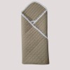Thumbnail Edredon liviano Beige oscuro con borde blanco0