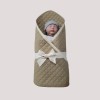 Thumbnail Edredon liviano Beige oscuro con borde beige0